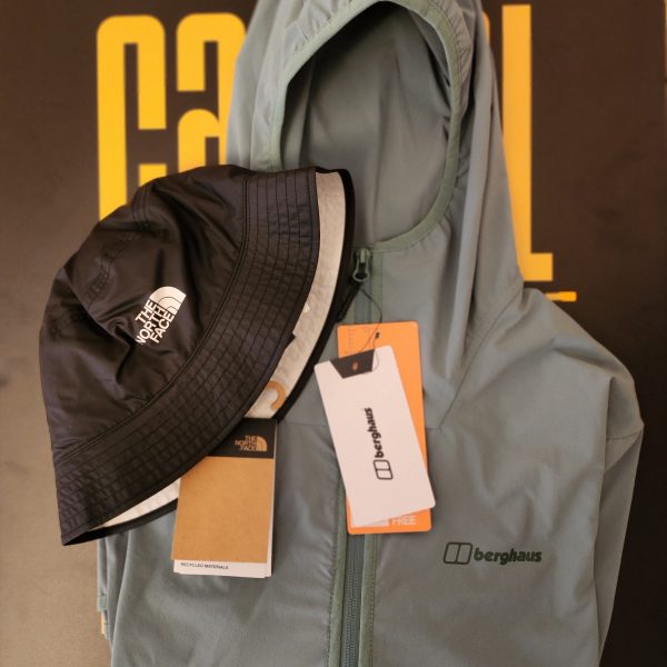 Unisex Berghaus Smock (L or 2XL) + North Face Bucket Hat