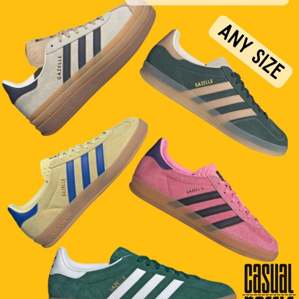 2 pairs of adidas trainers - Handball Spezials, Gazelles + SL72s -