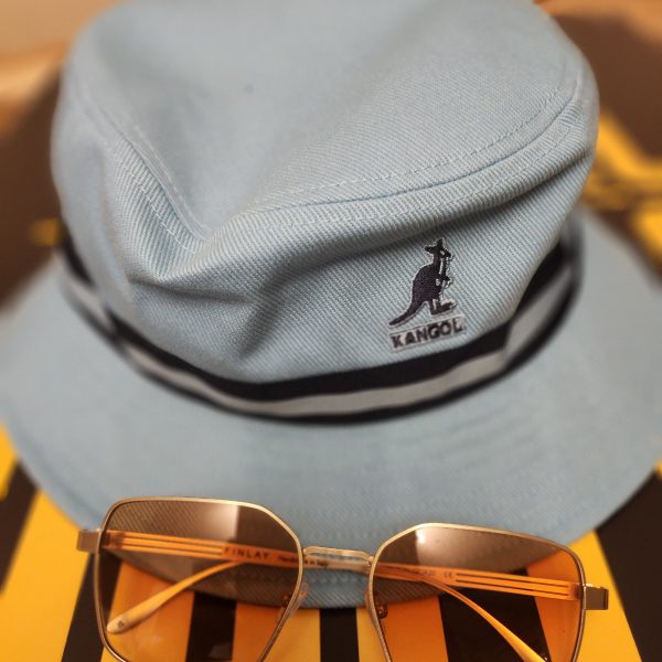 Liam Gallagher summer bundle - Finlay sunglasses, Kangol bucket hat, Pretty Green t-shirt