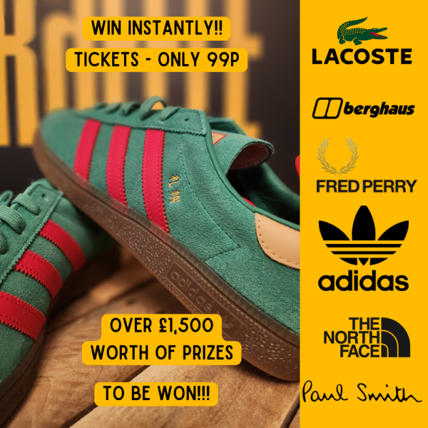 INSTANT WIN #3 OVER £1500 prizes!