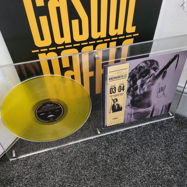 Framed Knebworth 2022 Vinyl Signed by Liam Gallagher