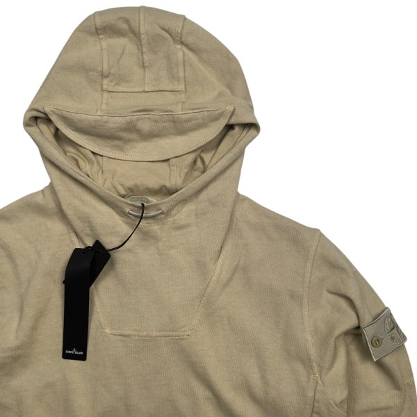 Stone Island Beige Ghost Hoodie - Size M