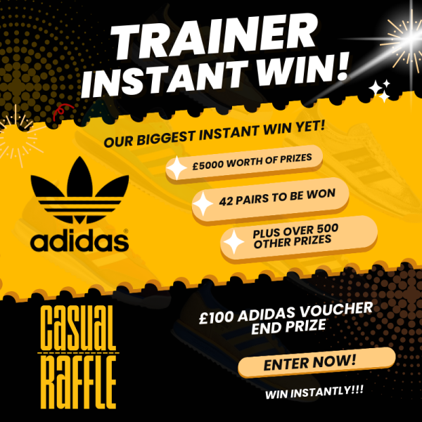 TRAINER INSTANT WIN - £5000 OF PRIZES