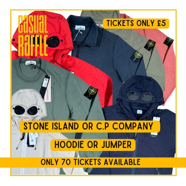 Europa League - Stone Island or CP Company Goggle Hoodie or Jumper- Winners Choice of Size
