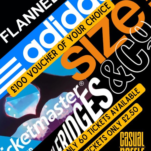 L2 - £100 Casual Voucher – Flannels / adidas / Selfridges / Size?/ Ticketmaster