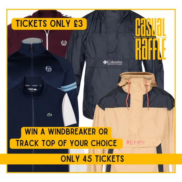 L1 - Track Top or Columbia Windbreaker - Winners Choice of Size