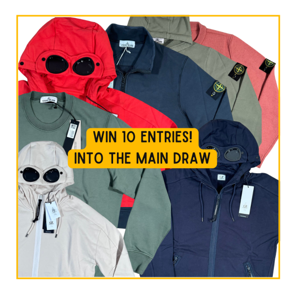 Europa League Semi Final - WIN 10 ENTIRES into our Stone Island Hoodie raffle!