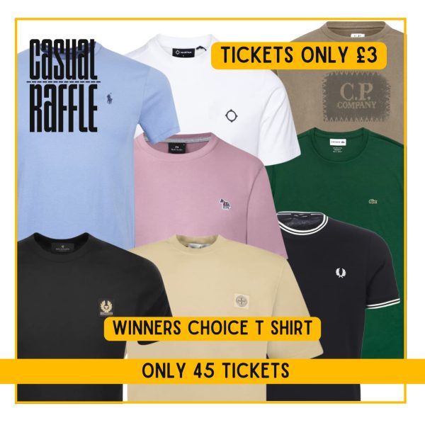 L1 - T-Shirt Pick 'n Mix - Various Brands Available inc Stone Island, CP... - Winner's Choice of Size