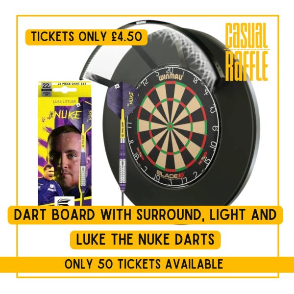 PL - Darts Setup - Board, Surround, Light, Littler Darts!
