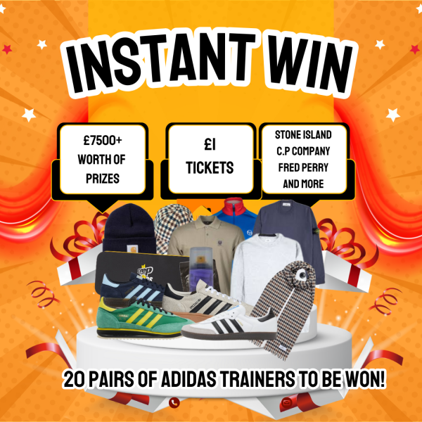 INSTANT WIN £7500+ WORTH OF PRIZES!!!