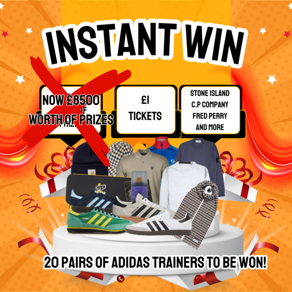 INSTANT WIN £8500+ WORTH OF PRIZES!!!