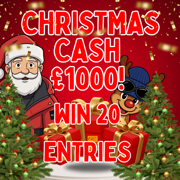 Win 20 entries into Christmas Cash!