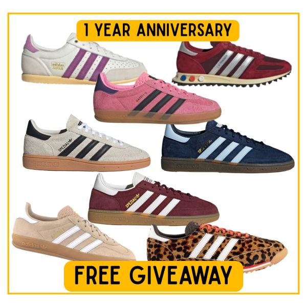 Casual Raffle Anniversary FREE Giveaway - adidas Trainers - Winner's Choice