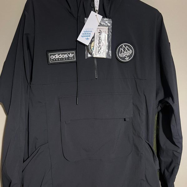adidas SPZL F.C. Smock Jacket - Black - XL