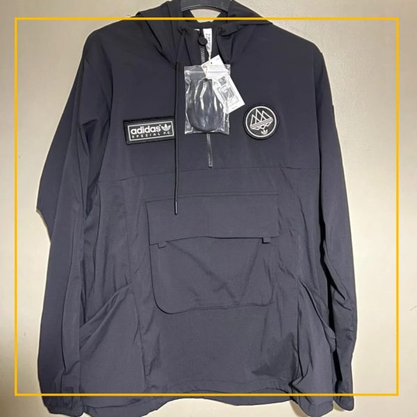 adidas SPZL F.C. Smock Jacket - Black - XL